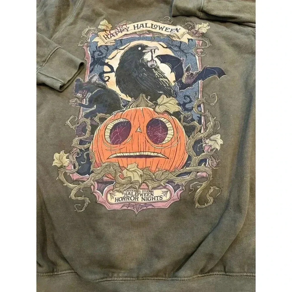 Universal Studios Lil’ Boo Hooded Sweatshirt 2023 HHN Halloween Horror‎ Nights - Picture 3 of 4